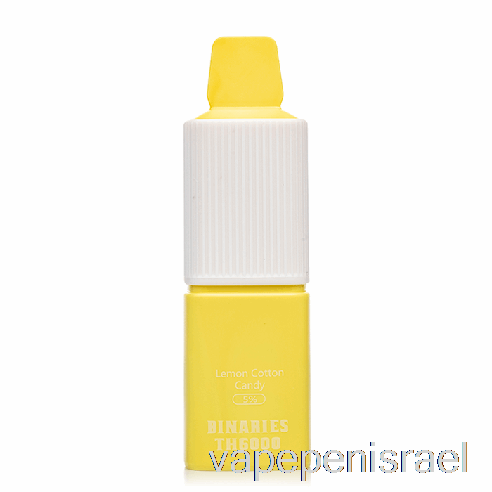 חד פעמי Vape Israel Horizon Binaries Th6000 חד פעמי צמר גפן מתוק לימון